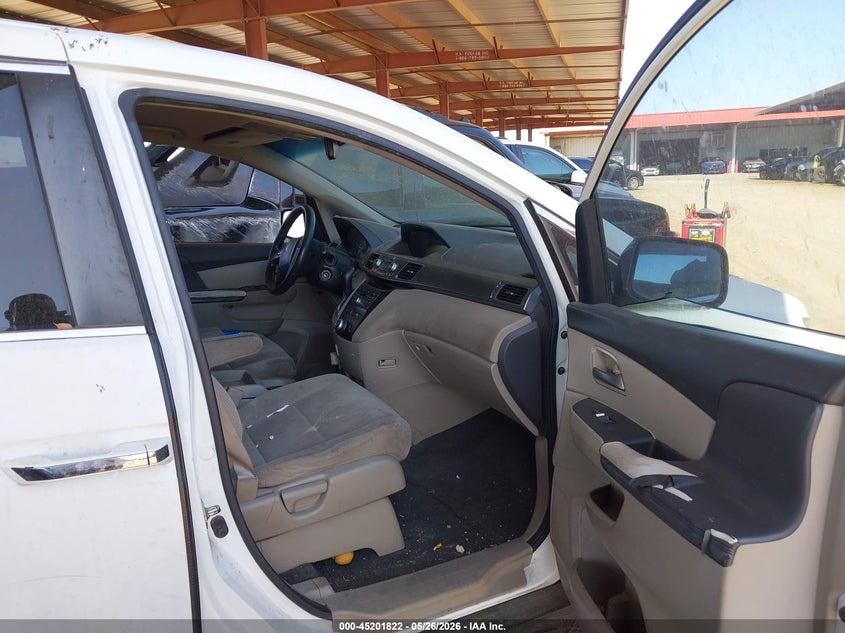 2011 Honda Odyssey 3.5 Ex white Lot 111045201822 Vin 5FNRL5H44BB064114