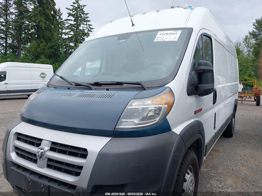 Vin: 3c6urvhg1ee117548, lot: 45699573, ram promaster 3500 high roof 20142