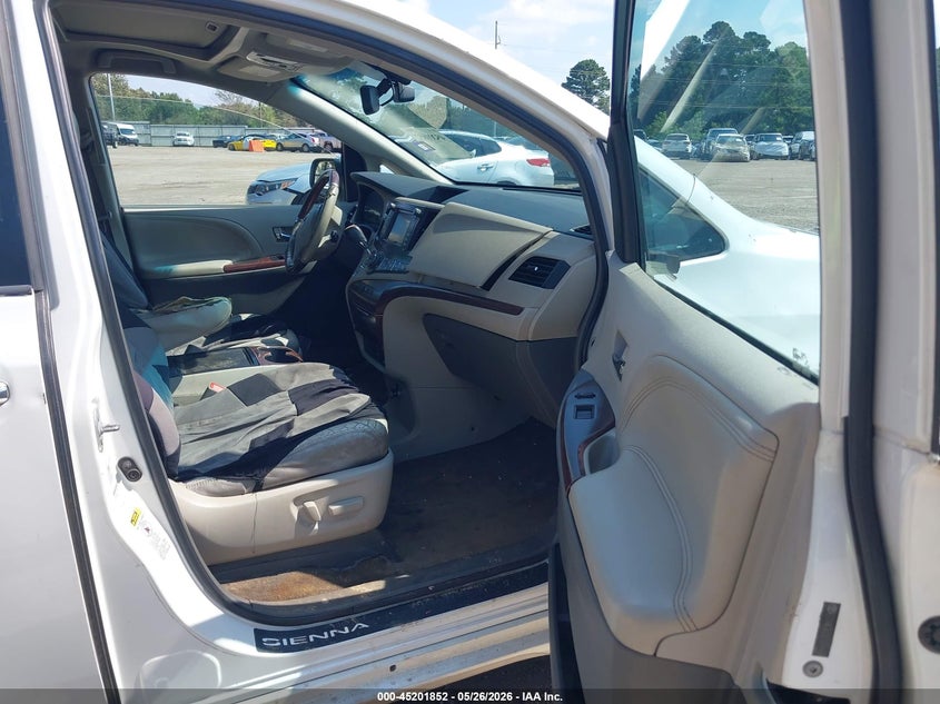 2012 Toyota Sienna 3.5 Limited 7 Passenger white Lot 111045201852 Vin 5TDDK3DC2CS044469