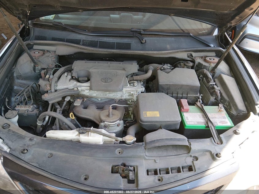 2013 TOYOTA CAMRY SEDAN 2.5L I-4 DOHC, VVT, 173HP