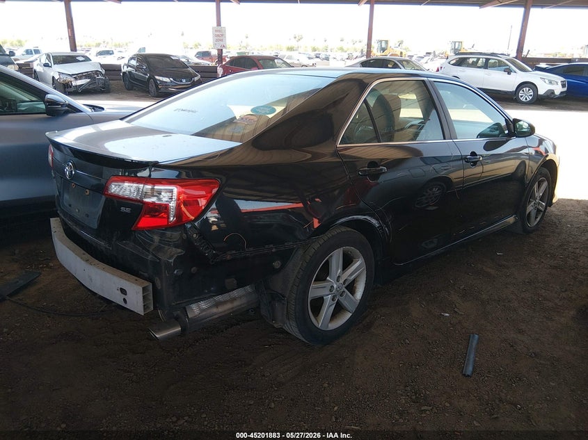 2013 TOYOTA CAMRY SEDAN 2.5L I-4 DOHC, VVT, 173HP