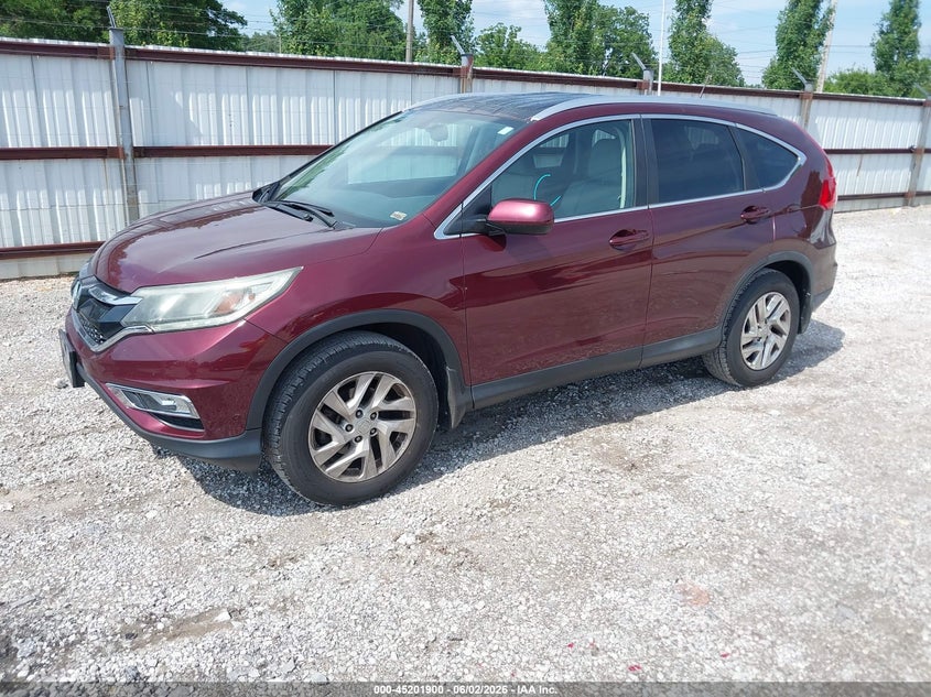 Vin: 2hkrm4h72fh604553, lot: 45699628, honda cr-v ex-l 20152
