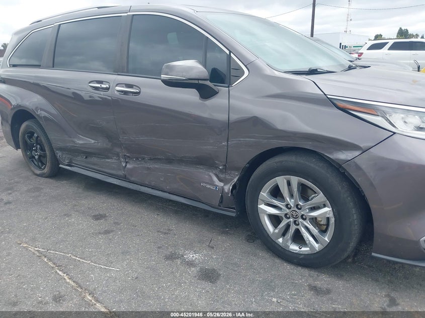 2021 Toyota Sienna Limited VIN: 5TDZRKEC7MS029557 Lot: 45201946