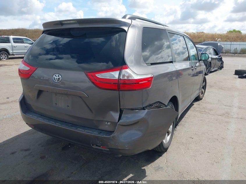 2015 TOYOTA SIENNA VAN 3.5L V-6 DOHC, VVT, 266HP