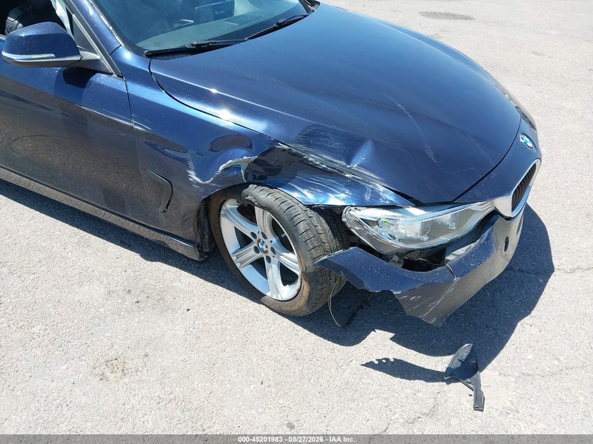 2015 BMW 428I VIN: WBA3N7C57FK222477 Lot: 45201983