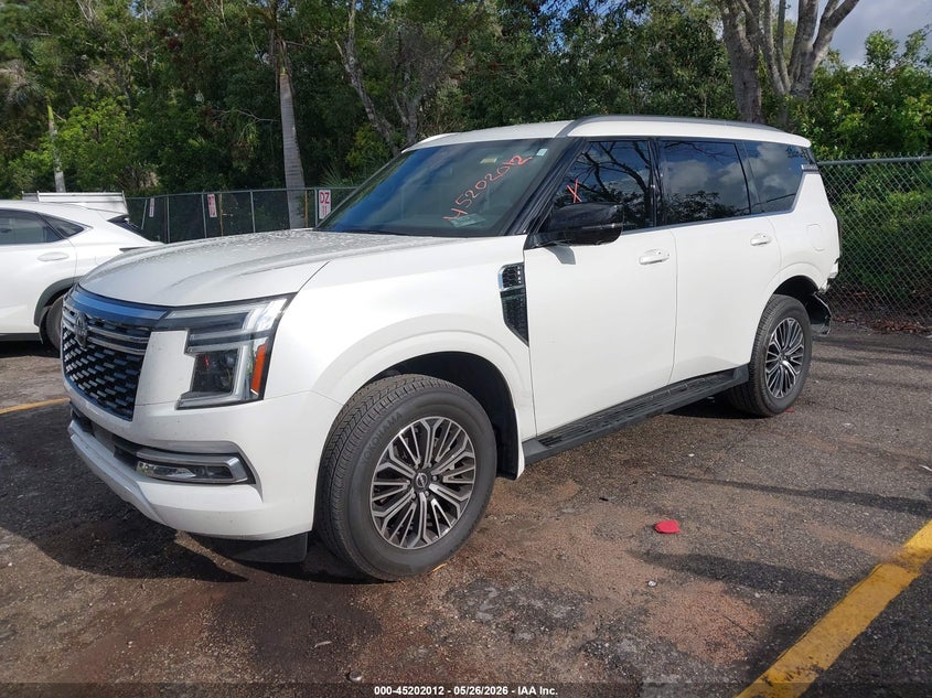 Vin: jn8ay3ba3s9000405, lot: 45699740, nissan armada sl 2wd 20252