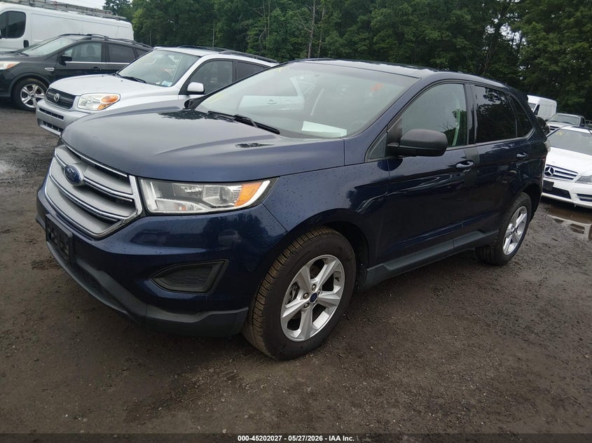 Vin: 2fmpk4g97gbc49968, lot: 45699755, ford edge se 20162