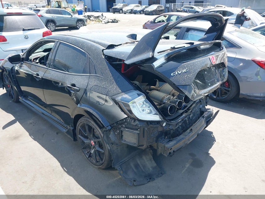 Vin: shhfk8g73ku206809, lot: 45699789, honda civic type r touring 20193