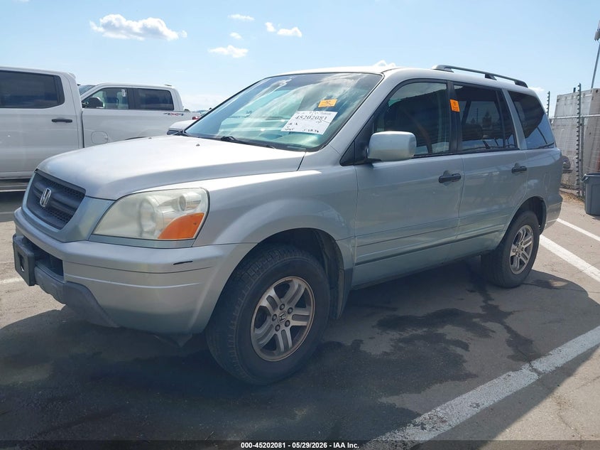 2HKYF18563H603601 2003 Honda Pilot Ex-L photo 1