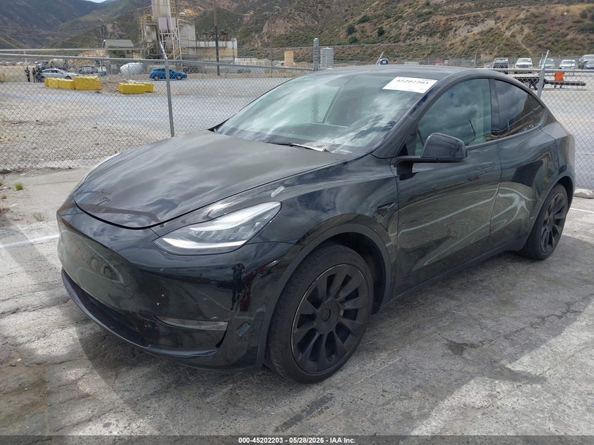 Vin: 7saygdee8nf455720, lot: 45699931, tesla model y long range dual motor all-wheel drive 20222