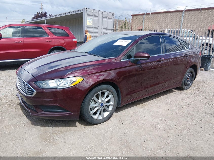 2017 Ford Fusion Se 3FA6P0H70HR398609 photo 1