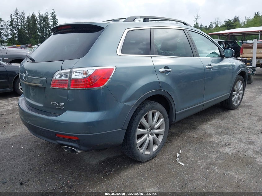 2010 Mazda Cx-9 3.7 Cx-9 Grand Touring turquoise Lot 111045202300 Vin JM3TB3MV4A0226033