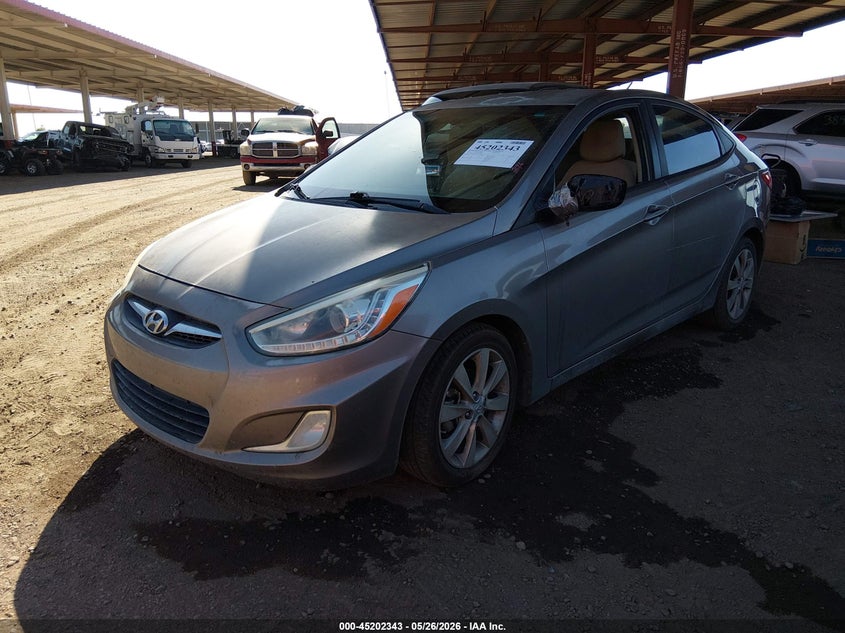 2014 Hyundai Accent Gls KMHCU4AE4EU765601 photo 1