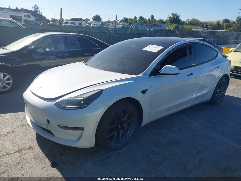 2021 Tesla Model 3 Standard Range Plus Rear-Wheel Drive 5YJ3E1EA1MF002756 photo 1