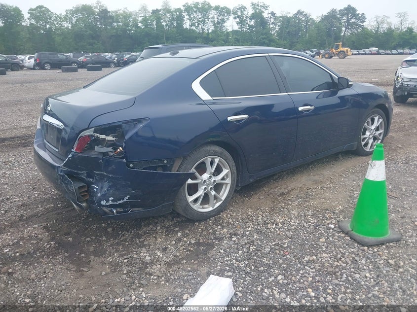 1N4AA5AP6CC857166 2012 Nissan Maxima 3.5 3.5 Sv blue
