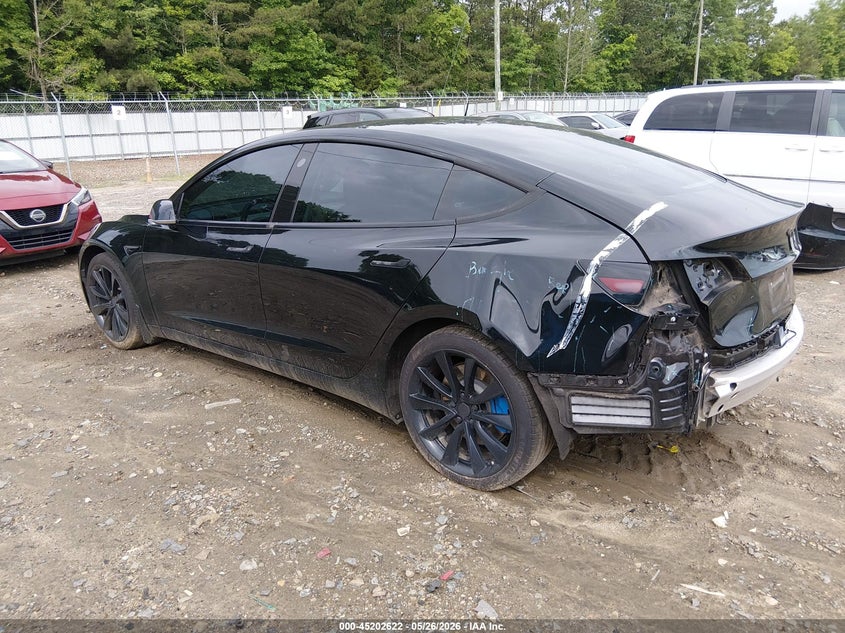 Vin: 5yj3e1eb9jf184694, lot: 45700363, tesla model 3 long range/performance 20183