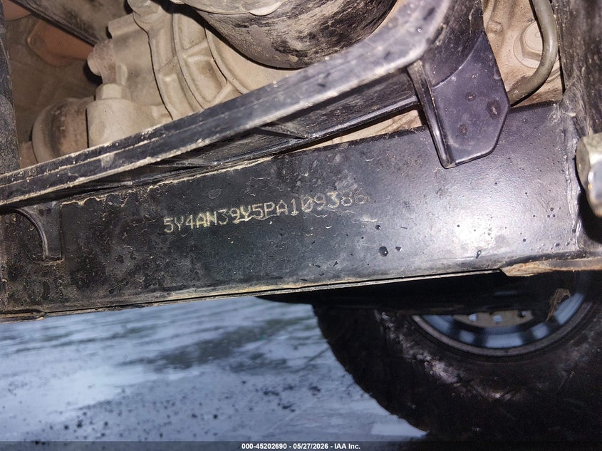 2023 Yamaha Yxe1000 VIN: 5Y4AN39Y5PA109386 Lot: 45202690