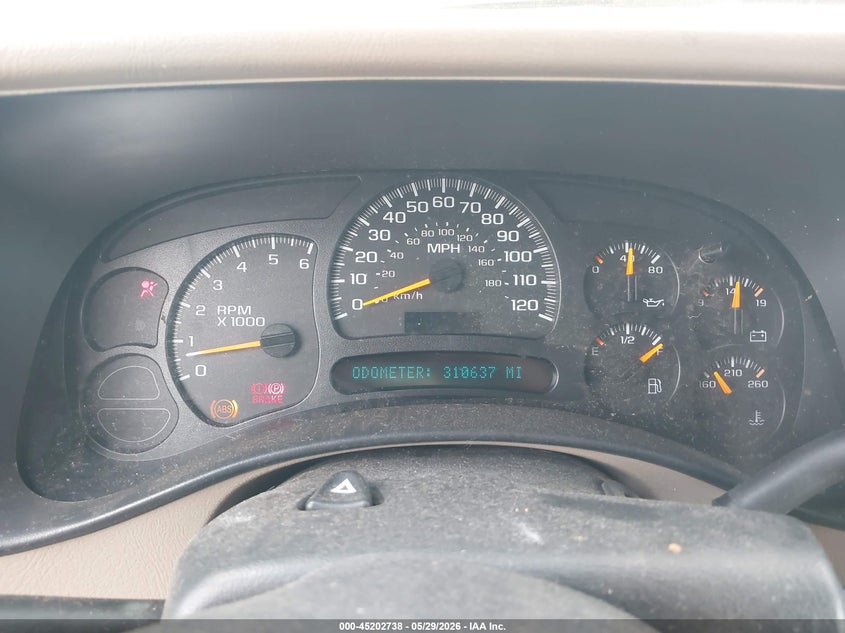 2003 Chevrolet Avalanche 1500 VIN: 3GNEK13T03G125812 Lot: 45202738