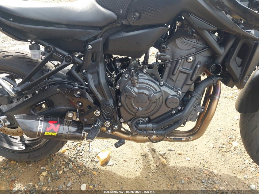 2024 Yamaha Mt07 VIN: JYARM32E6RA009715 Lot: 45202742