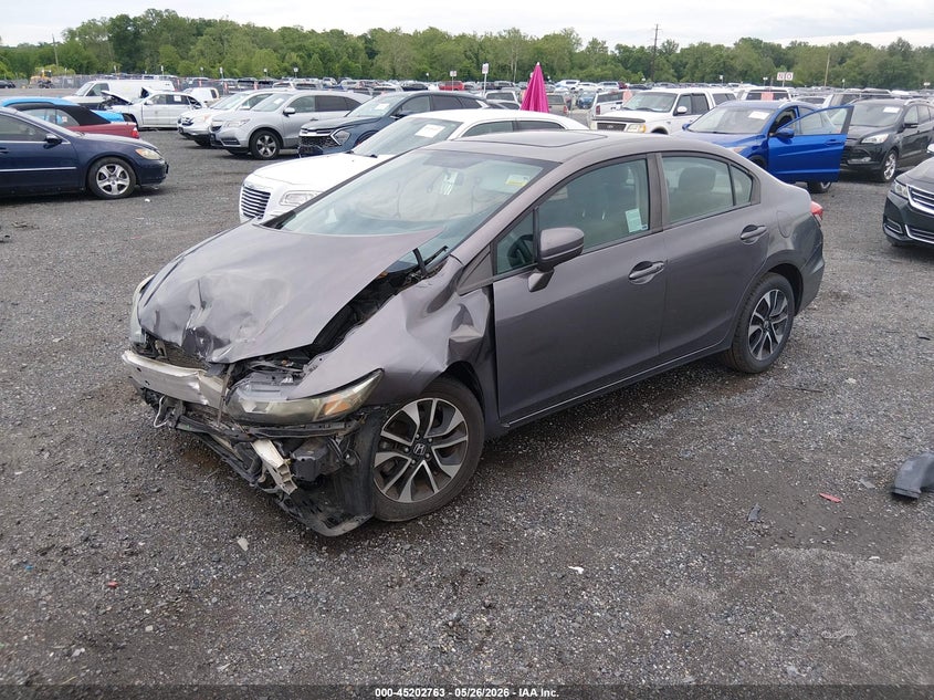 2015 Honda Civic Ex 2HGFB2F80FH510805 photo 1