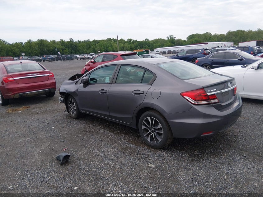 2015 HONDA CIVIC SEDAN 1.8L I-4 VVT, 143HP