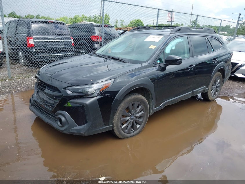 Vin: 4s4btalc3s3276018, lot: 45700525, subaru outback onyx edition 20252