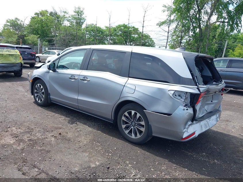 Vin: 5fnrl6h6xpb071924, lot: 45700565, honda odyssey ex-l 20233