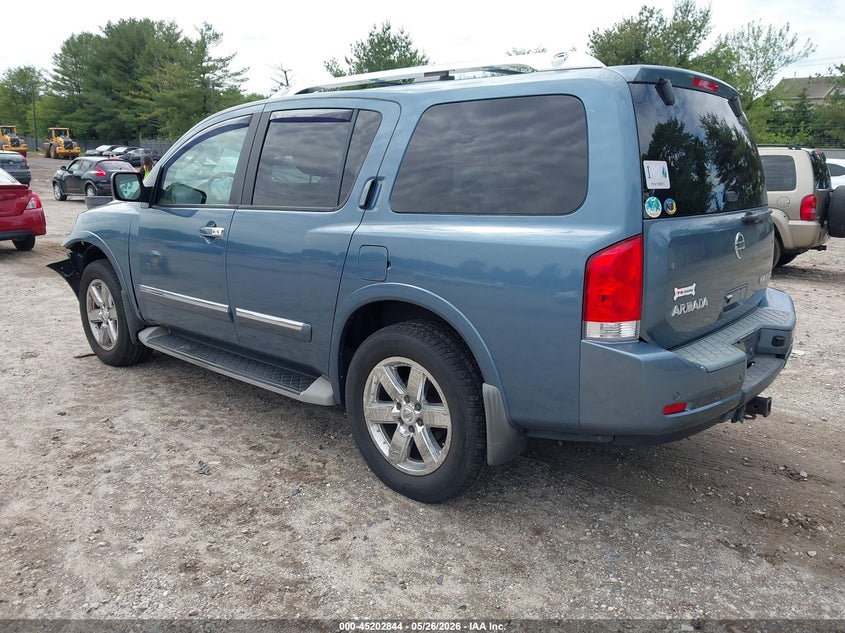 Vin: 5n1aa0ne3cn601055, lot: 45700585, nissan armada platinum 20123