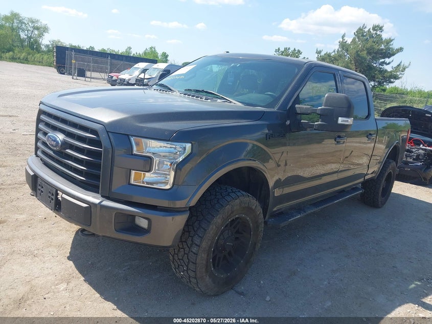 Vin: 1ftfw1ef9ffc40701, lot: 45700611, ford f-150 xlt 20152