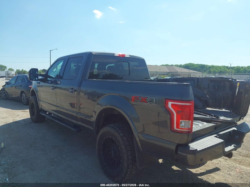 Vin: 1ftfw1ef9ffc40701, lot: 45700611, ford f-150 xlt 20153
