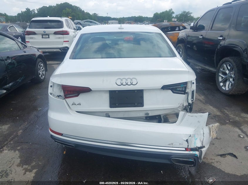 VIN: WAUGMAF49KA060548 2019 AUDI A4 40 PREMIUM