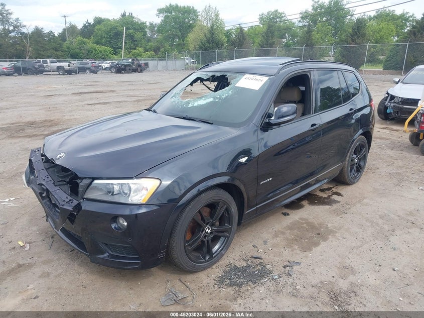 Vin: 5uxwx7c53dl981451, lot: 45700765, bmw x3 xdrive35i 20132
