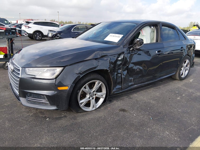 Vin: waukmaf47ja233752, lot: 45700850, audi a4 2.0t tech ultra premium/2.0t ultra premium 20182