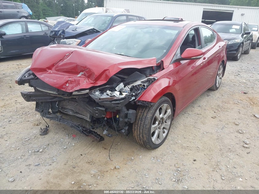 2011 Hyundai Elantra Limited (Ulsan Plant) KMHDH4AE8BU091120 photo 1