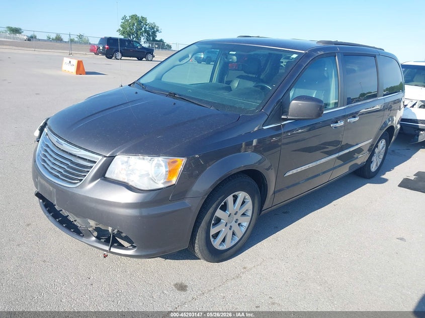 Vin: 2c4rc1bg3gr127341, lot: 45700888, chrysler town & country touring 20162