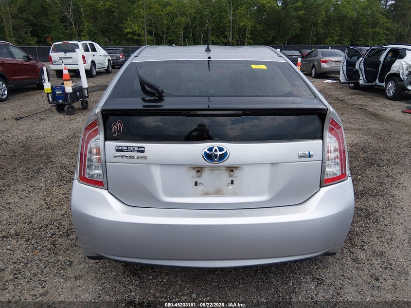 2012 Toyota Prius Two VIN: JTDKN3DU6C1534563 Lot: 45203151