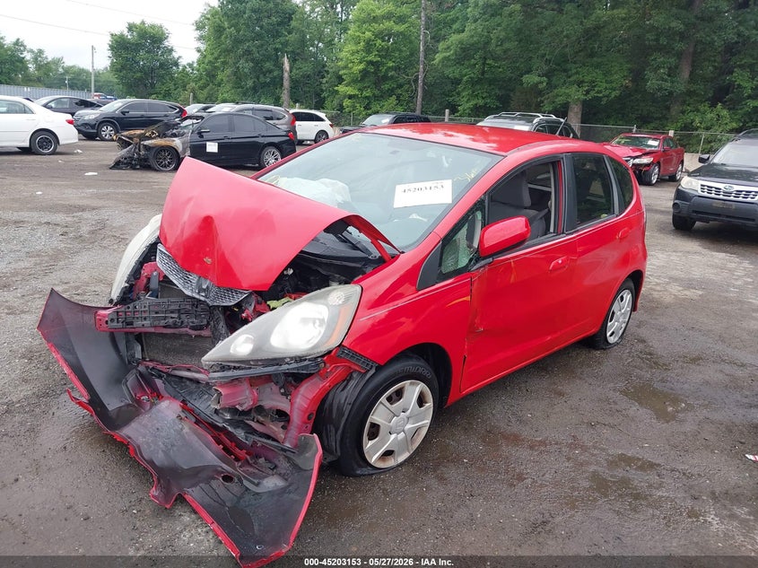 2012 Honda Fit 1.5 red Lot 111045203153 Vin JHMGE8H37CC009695