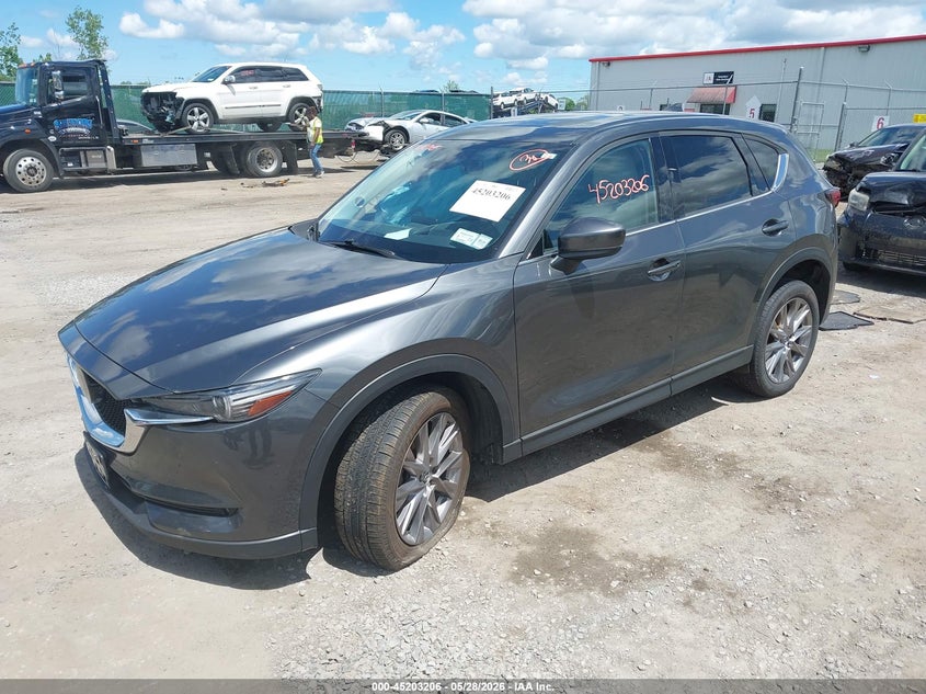 Vin: jm3kfbdy0k0613913, lot: 45700947, mazda cx-5 grand touring reserve 20192
