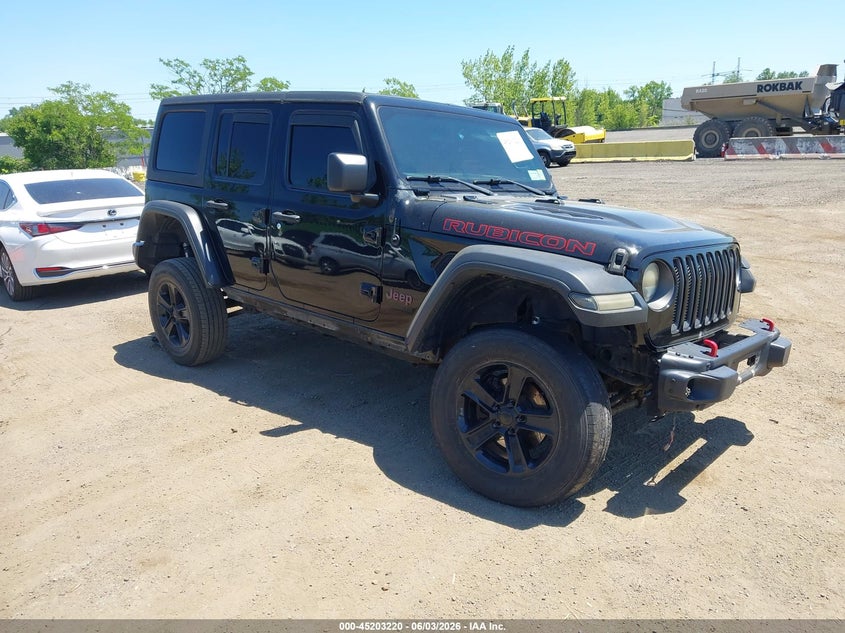 Vin: 1c4hjxfn0jw141600, lot: 45700961, jeep wrangler unlimited rubicon 4x4 2018 img_1
