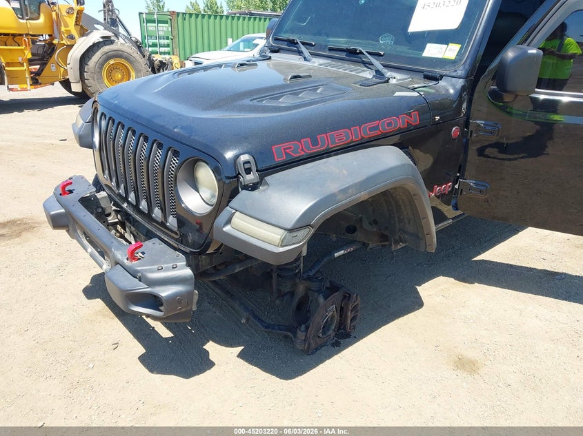 2018 Jeep Wrangler Unlimited Rubicon 4X4 VIN: 1C4HJXFN0JW141600 Lot: 45203220