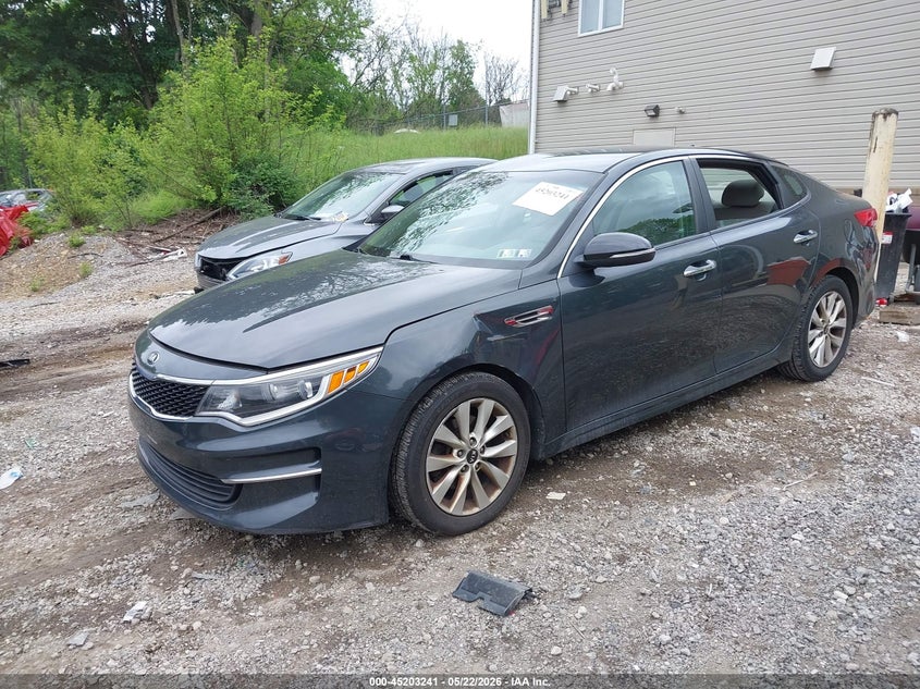 Vin: 5xxgt4l30gg061070, lot: 45700982, kia optima lx 20162