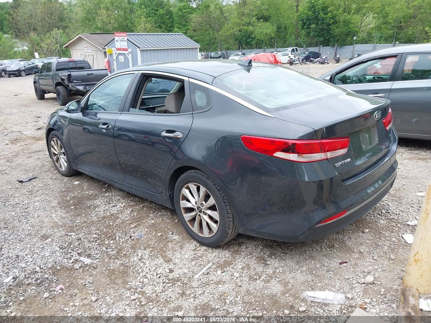 Vin: 5xxgt4l30gg061070, lot: 45700982, kia optima lx 20163