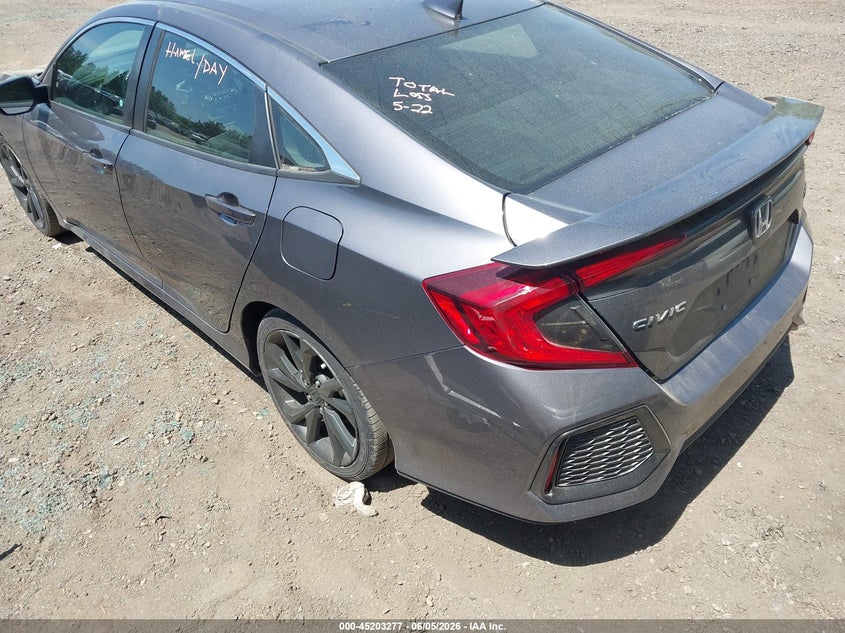 Vin: 2hgfc1e58kh700120, lot: 45701018, honda civic si 20193