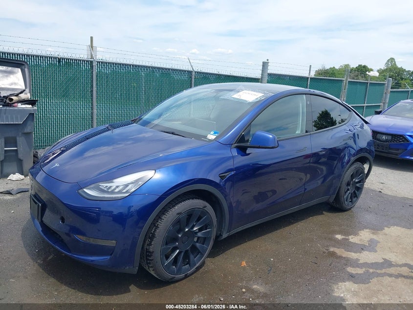Vin: 7saygdee6pa062038, lot: 45701025, tesla model y awd/long range dual motor all-wheel drive 20232