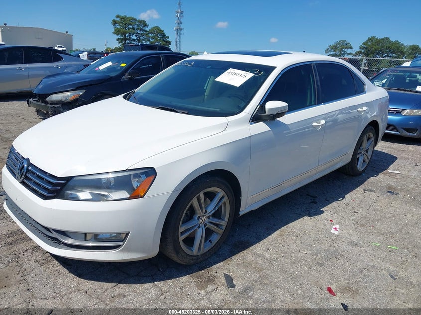 Vin: 1vwcm7a31dc045940, lot: 45701066, volkswagen passat 3.6l v6 sel premium 20132