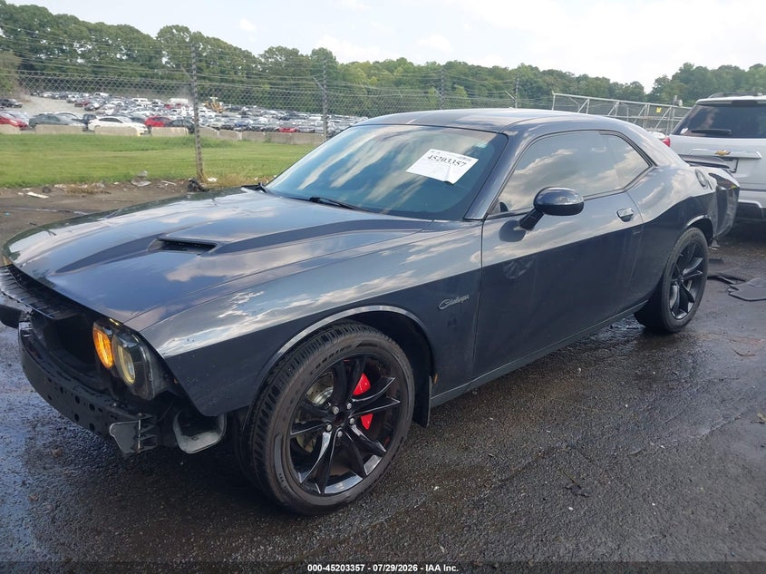 Vin: 2c3cdzag9gh289763, lot: 45701098, dodge challenger sxt 20162