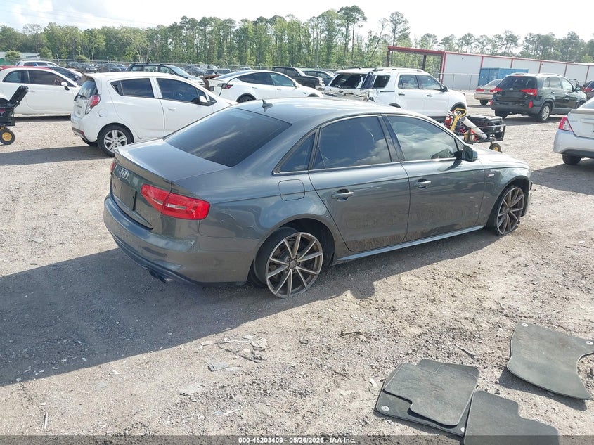 Vin: waubgafl8fa120768, lot: 45701150, audi s4 3.0t premium plus 20154