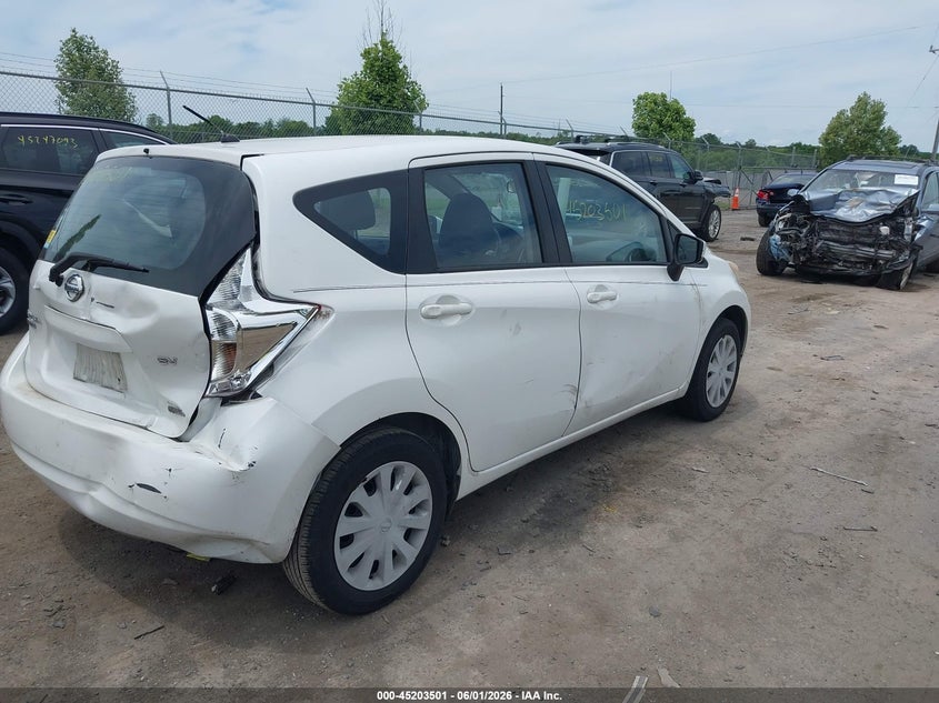 Vin: 3n1ce2cp4fl383586, lot: 45701242, nissan versa note s (sr)/s plus/sl/sr/sv 20154
