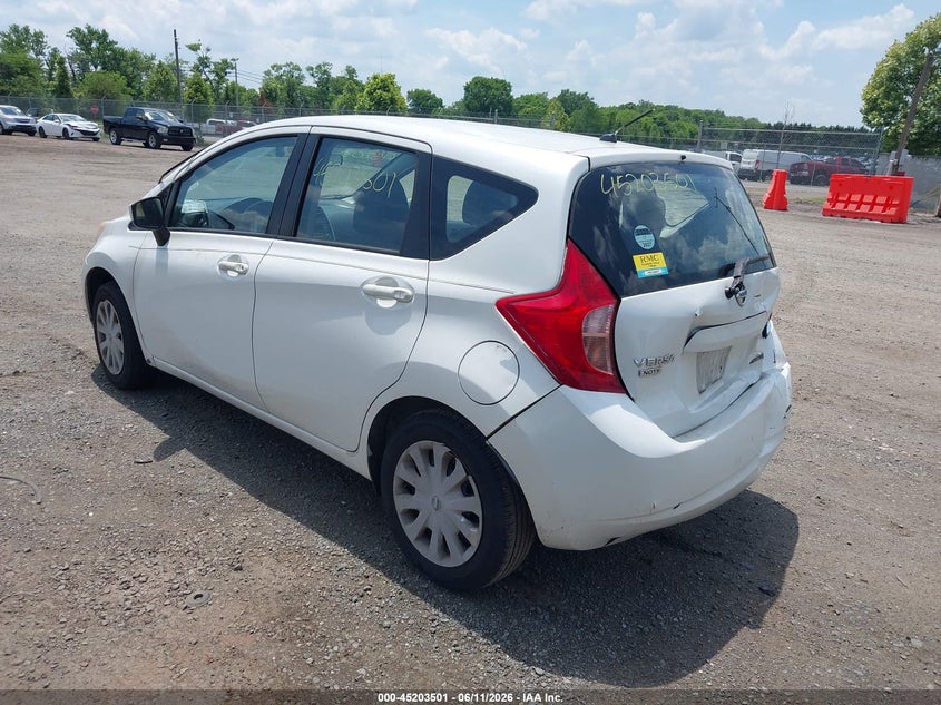 Vin: 3n1ce2cp4fl383586, lot: 45701242, nissan versa note s (sr)/s plus/sl/sr/sv 20153