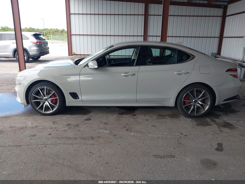 2025 Genesis G70 2.5T Rwd VIN: KMTG34SCXSU155706 Lot: 45203557